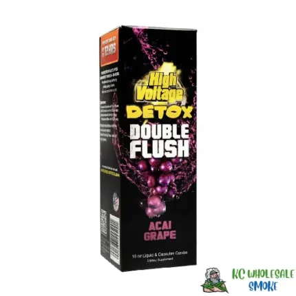 Double Flush Detox Drink 16oz Acai Grape