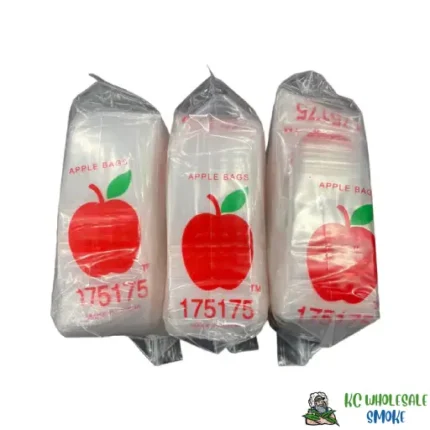 Apple 175175 Clear Plastic Ziplock Baggies (1,000 Bags)