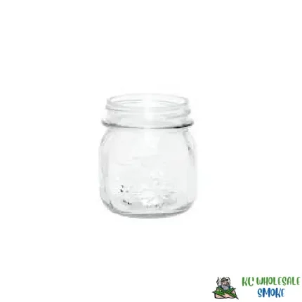 Small Clear Glass Jar