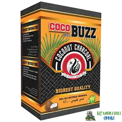 CocoBuzz Hookah Charcoal 108 Pcs