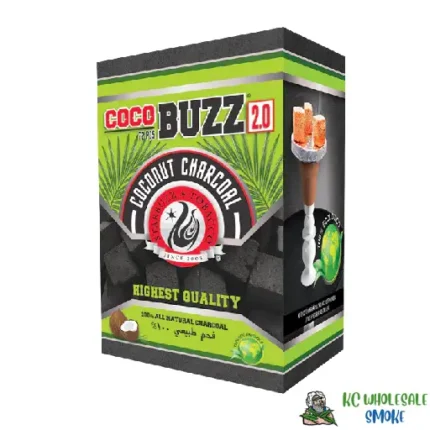 CocoBuzz 2.0 Hookah Charcoal 72 Pcs