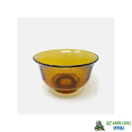 Basic Color Glass Bowl Amber