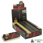 Classic Black 1 1/4" Size Rolling Paper - 24 Packs/Display
