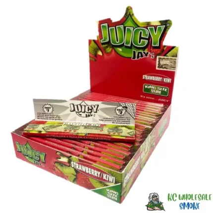 King Size Rolling Paper Strawberry Kiwi Flavor