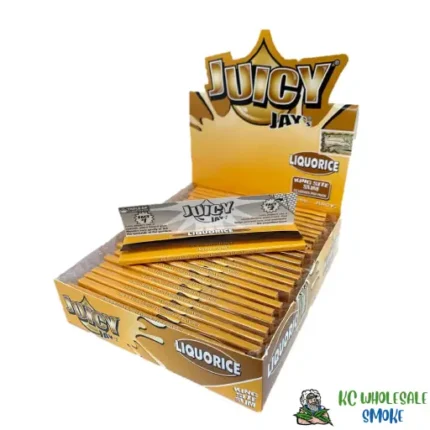 1 1/4" Size Rolling Paper Liquorice Flavor