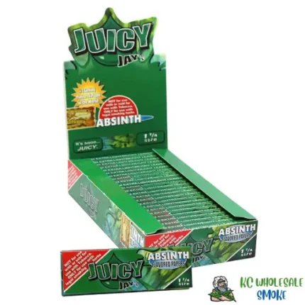 1 1/4" Size Rolling Paper Absinth Flavor