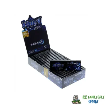 1 1/4" Size Rolling Paper Black Magic Flavor