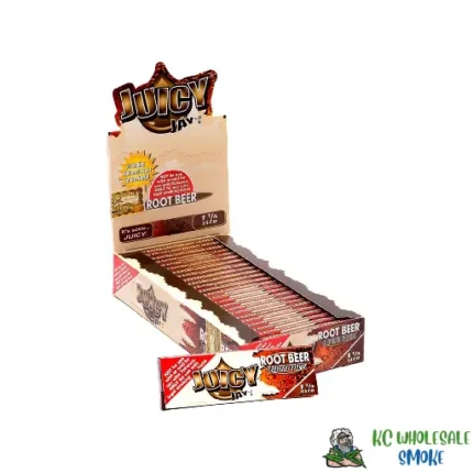 1 1/4" Size Rolling Paper Root Beer Flavor