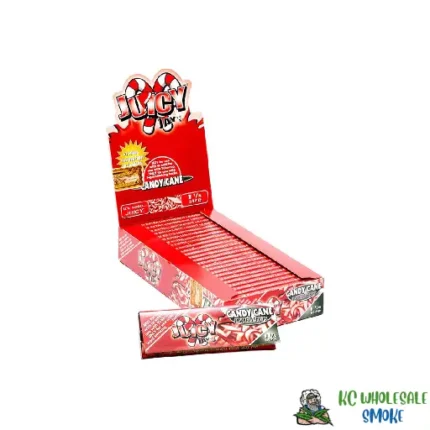 1 1/4" Size Rolling Paper Candy Cane Flavor