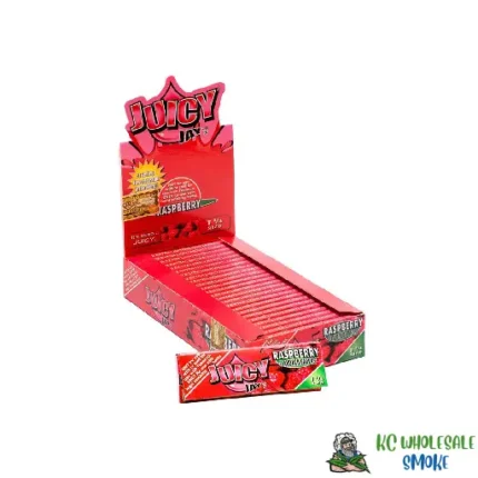 1 1/4" Size Rolling Paper Raspberry Flavor