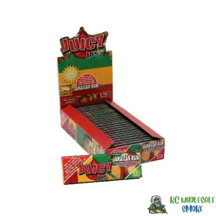 1 1/4" Size Rolling Paper Jamaican Rum Flavor