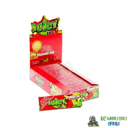 1 1/4" Size Rolling Paper Strawberry Kiwi Flavor