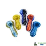 3.5" Bug Frit Glass Hand Pipe