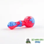 4'' Silicone Hand Pipe With Bottom Storage