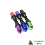 1" Sneak-a-Toke Pattern Metal Chillum