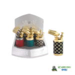 X-Max Series 45 deg Blow Torch Satin Metal & Soft Base Accents 4.25"